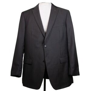 Ermenegildo Zegna Z‎ Mens 44L Gray Surgeon Cuff Wool Mohair Blazer Sport Coat